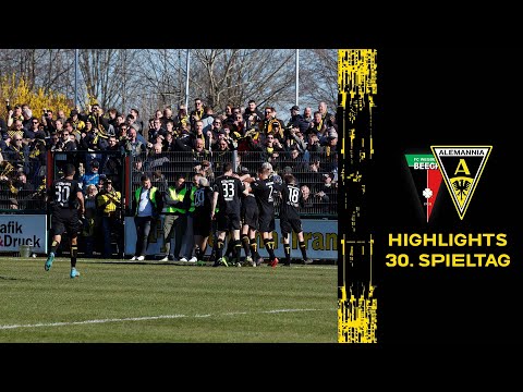 Highlights 30. Spieltag 2021/22: FC Wegberg-Beeck - Alemannia Aachen