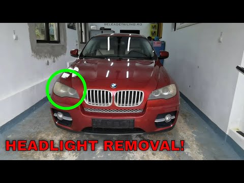 HOW TO REMOVE HEADLIGHT ON BMW X5/X6 E70/71