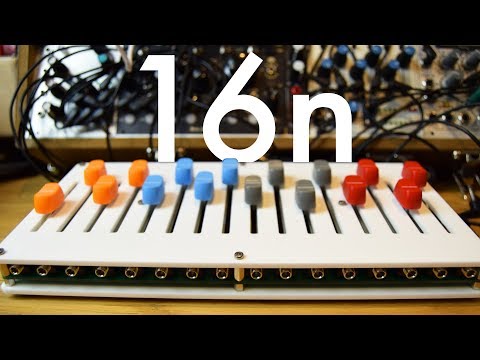 Ultimate Eurorack Controller? 16 CV outputs with the 16n Faderbank