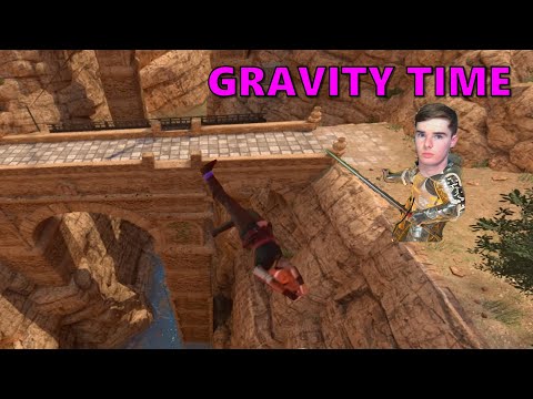 Throwing people in VR is way too much fun.... (Blade and Sorcery)