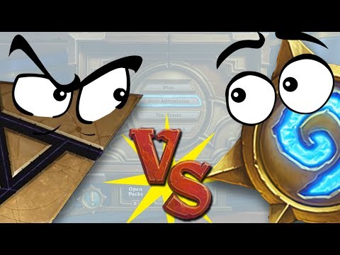 HEARTHSTONE vs ARTIFACT, but explained with food