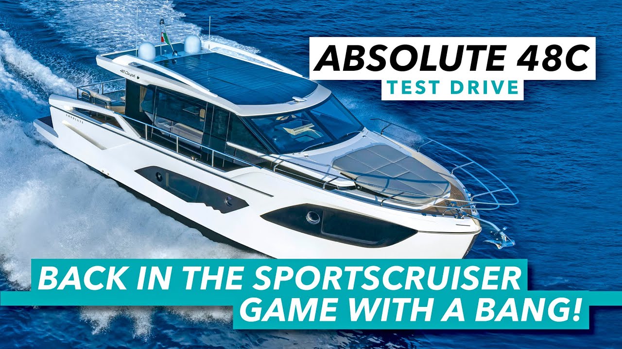 Absolute 48 Coupé Review by Motor Boat & Yachting