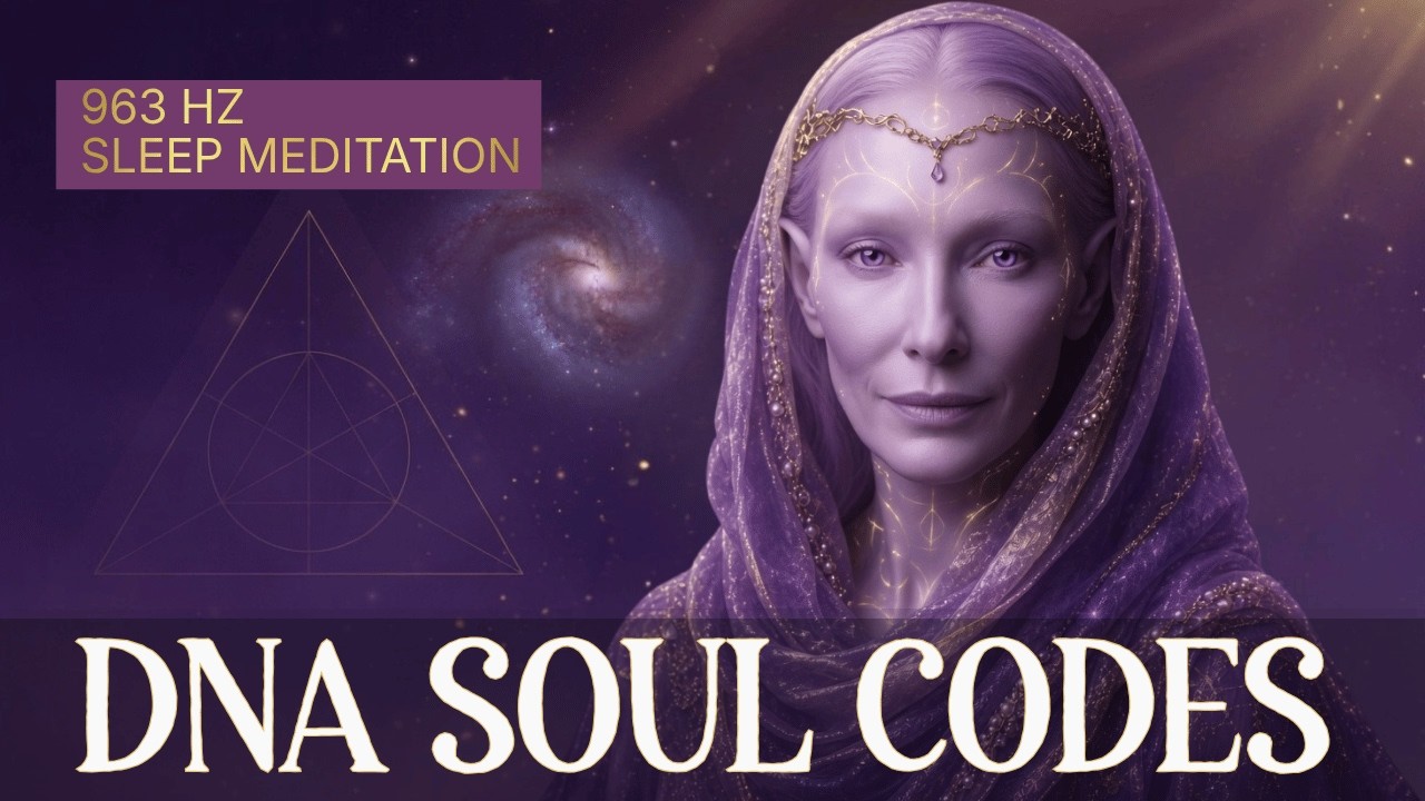 💎 ANDROMEDA Sleep Meditation ✨ DNA Activation & Deep Healing | 963 Hz