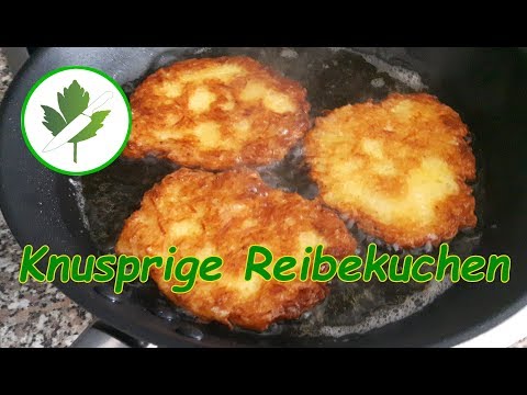 Reibekuchen selber machen, locker und knusprig - mein Rezept