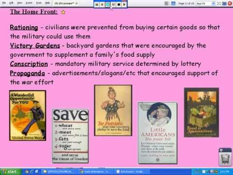 AP World - Ch 28 Part 2 - World War 1