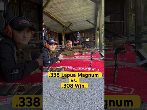 Battle of the sniper rifles | .338 Lapua Magnum vs. .308 Win. | Recoil comparison