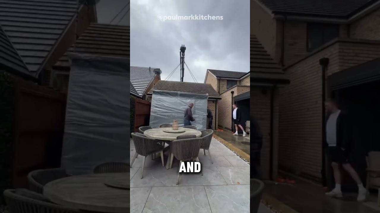 This Uk Guy Turned Outdoor Space into Luxury Kitchens #shorts #usa #usabusiness #usashorts #usatoday