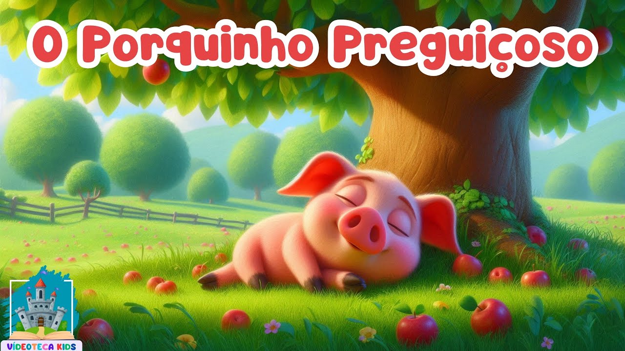 O PORQUINHO PREGUIÇOSO - História Infantil | #historiainfantilparadormir #fabulas #livrosinfantis