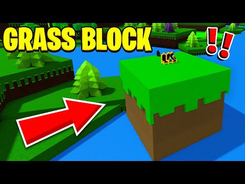 En KÆMPE Grass Block I Build A Boat! - Roblox