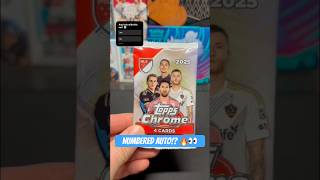 NUMBERED AUTO in Topps Chrome MLS?! 👀⚽🔥