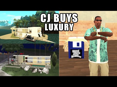 CJ Bought NEW Luxury Properties in GTA San Andreas! (Rich Life Mod)