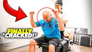 NECK *FINALLY CRACKS* CORRECTLY AFTER 10 YEARS‼️😱 | Severe Spine Trauma | Asmr Chiropractic | Tubio