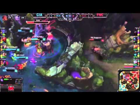 GIA vs FNC Highlights - 2015 Eu LCS Summer Split Week 6