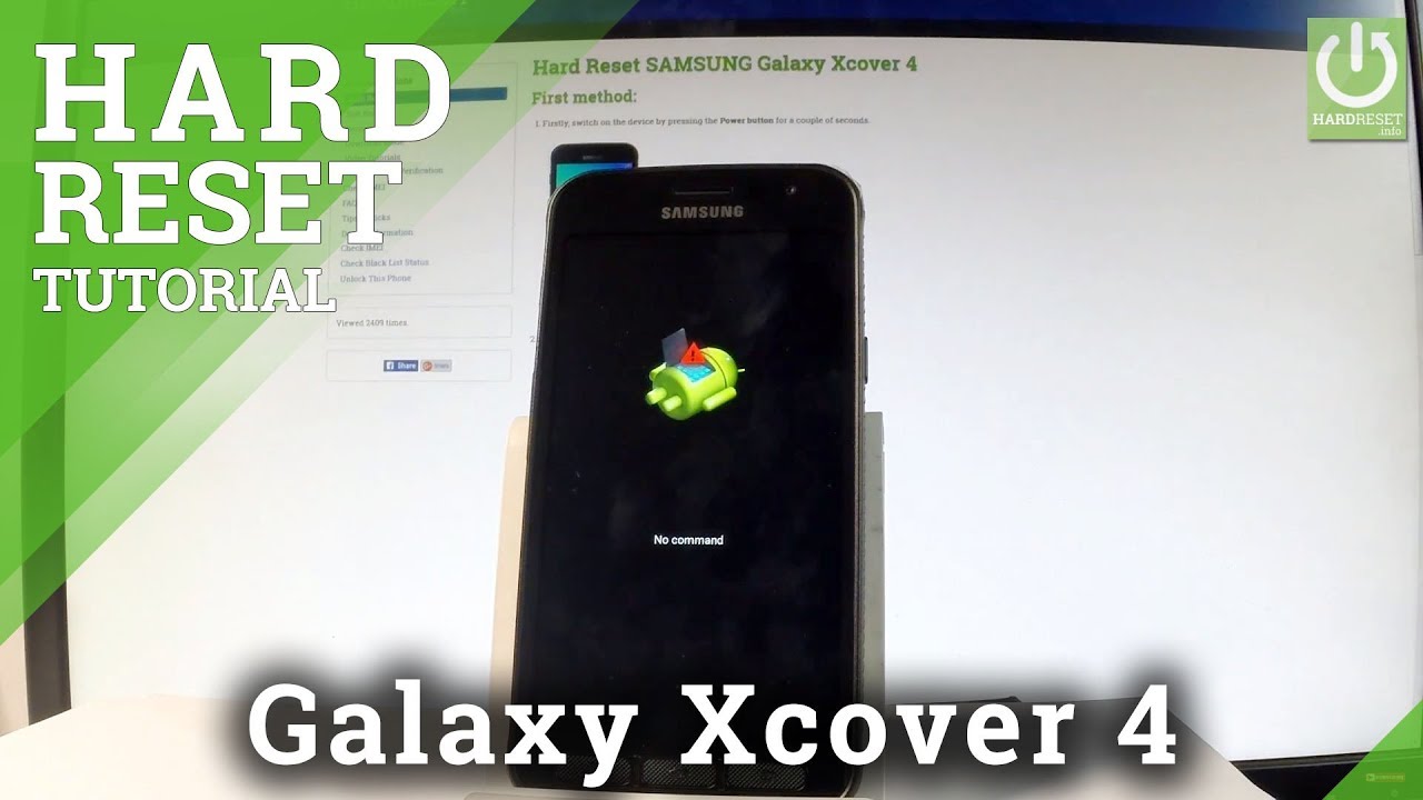 SAMSUNG Galaxy Xcover 4 HARD RESET / Bypass Screen Lock / Restore