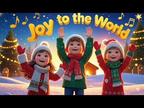 Joy to the World Christmas Song for Kids | Animated Sing Along