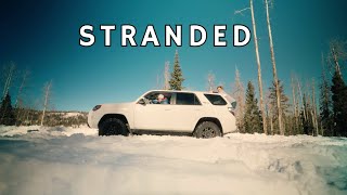 They said Toyota 4-Runners wouldn't get stuck...