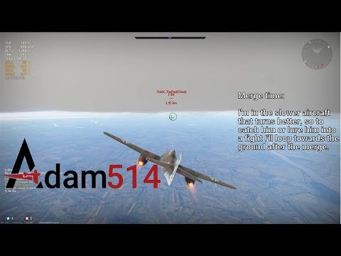 War Thunder Me262A1 vs F84B | Epic Dogfight