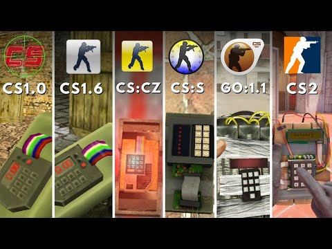 C4 Bomb Evolution in Every Counter-Strike (1999-2025)