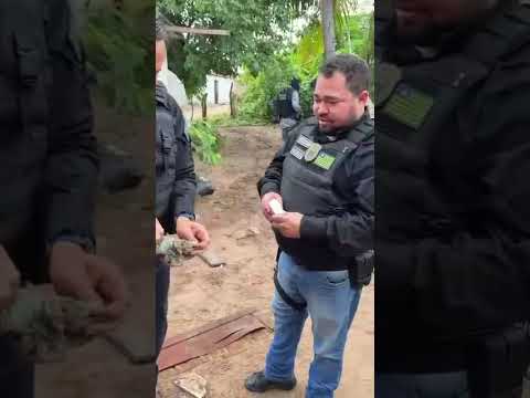 Delegado Charles em Bertolínia prendendo casal