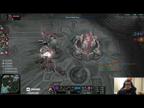 Scarra shows off his challenger mechanics escaping shaco clone