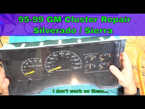 95 to 99 OBS Chevy Instrument Cluster Repair