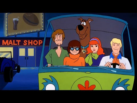 Mystery Machine Road Trip Scooby Doo Ambience - Thunder, Wind, Malt Shop, Music