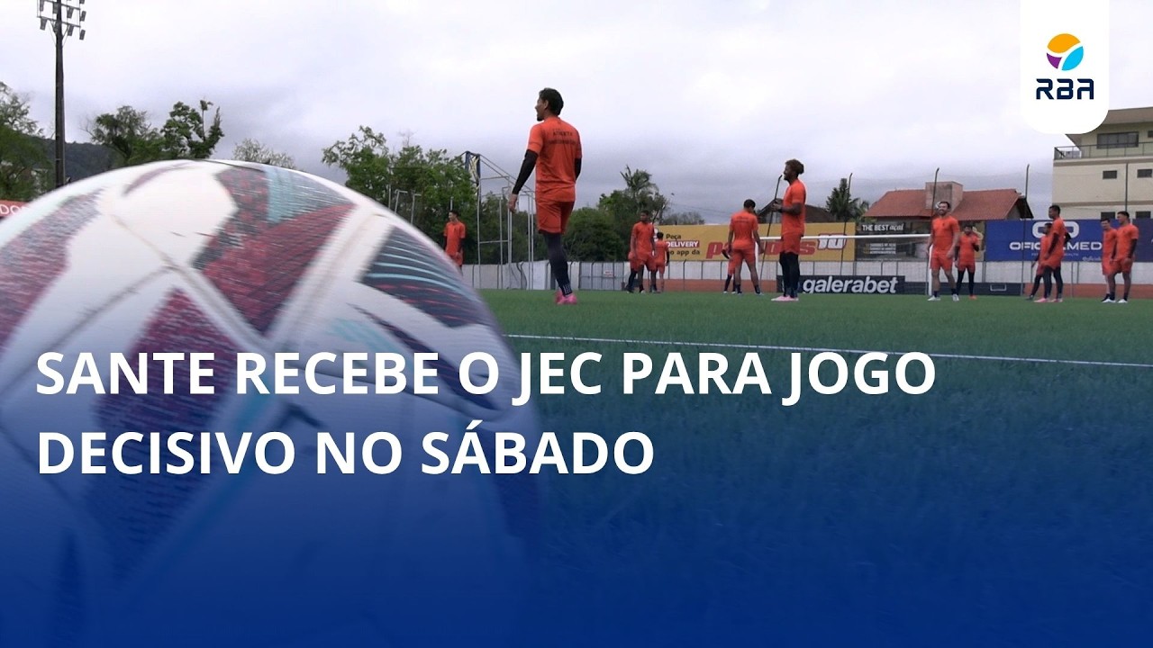 É decisão! Santa recebe o JEC em confronto direto pela classificação ⚽
