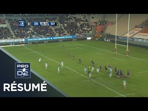 PRO D2 - Résumé Grenoble-Bayonne: 28-23 - J17 - Saison 2017/2018