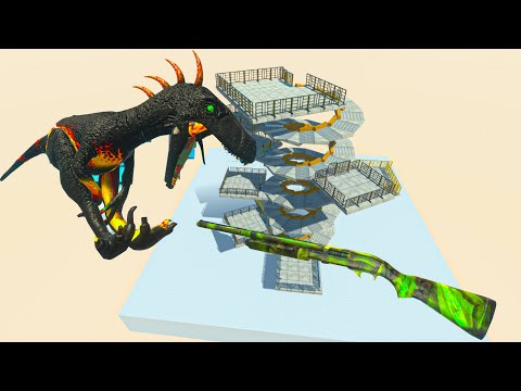 ⚡RARE DANGEROUS RAPTORS DEATH CLIMB⚡FPS PERSPECTIVE⚡- Animal Revolt Battle Simulator