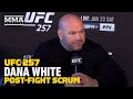 UFC 257: Dana White Talks Khabib Update, Dustin Poirier's Win - MMA Fighting