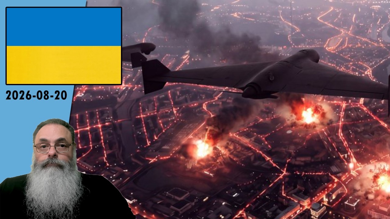 #Ucrânia 2026-08-20: RÚSSIA faz ATAQUE COVARDE e INÚTIL contra KYIV e SE VANGLORIA da CRUELDADE