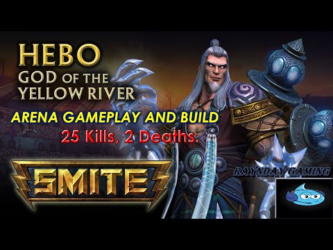 Smite: HEBO Arena Gameplay and Build - 25 Kills/2 Deaths