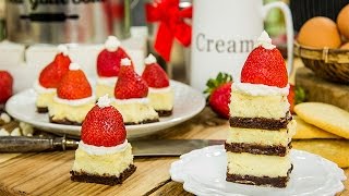 Recipe - Chef Mya Zoracki’s Santa Hat Mini-Cheesecakes - Hallmark Channel