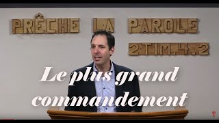 LE PLUS GRAND COMMANDEMENT