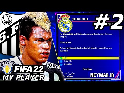 NEYMAR TO SIGN FOR REAL MADRID?!😱🇪🇸 - FIFA 22 Neymar Player Career Mode EP2