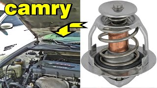 toyota camry thermostato reemplazo Y Desairar El Systema Del Coolant