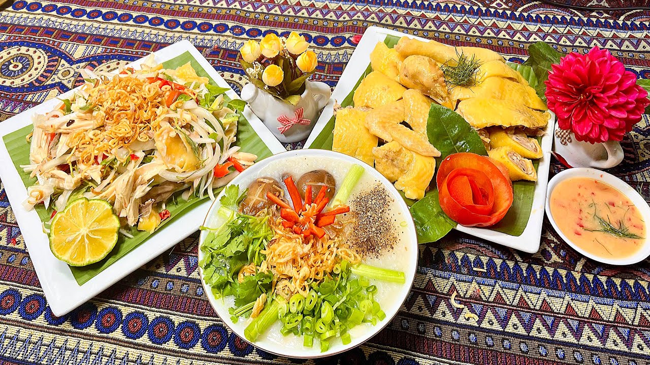 Cháo Gà Nấm Hương