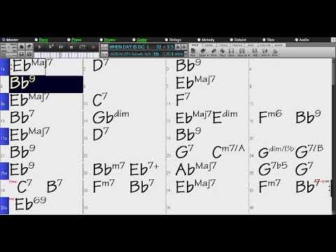 BACKING TRACK - WHEN DAY IS DONE (B G Da Sylva, Robert Katscher) Eb 130 BPM SWING