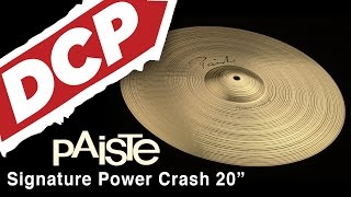 Video thumbnail for Paiste Signature Power Crash Cymbal 20" by Drum Center of Portsmouth