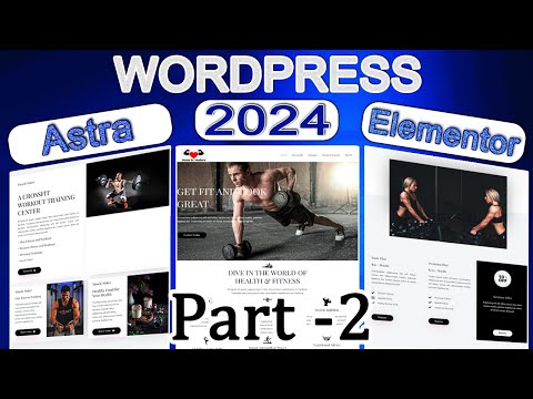 How to make FREE WordPress Website [2024 Update] Fitness Gym Website -Part 2 | WordPress & Elementor — video lesson thumbnail