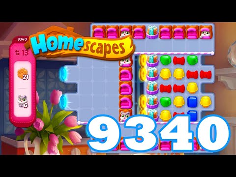 Homescapes Level 9340 HD | 3 - match puzzle game | gameplay | android | GameGo Game | IOS