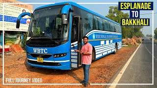 Kolkata to Bakkhali by WBTC Volvo bus  Kolkata to 