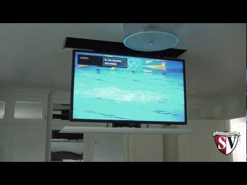 Drop Down Television Lift Mount