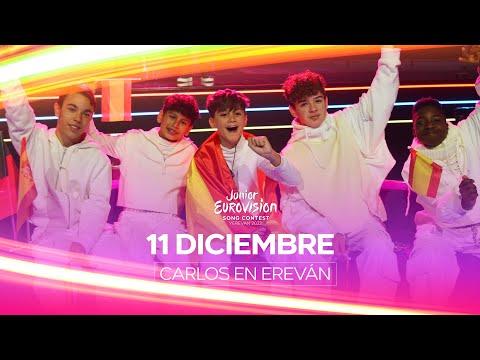 CARLOS HIGES antes de su ACTUACIÓN FINAL en EUROVISIÓN JUNIOR 2022