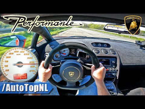 Lamborghini Gallardo Performante FAST! Autobahn Run by AutoTopNL