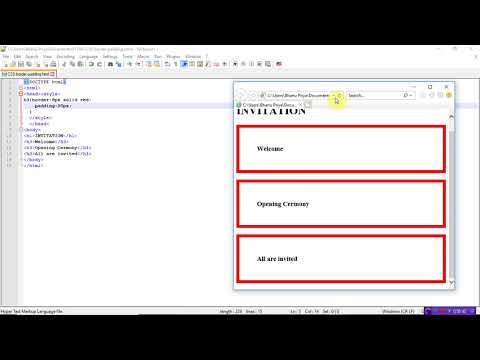 border padding | CSS | by bhanu priya