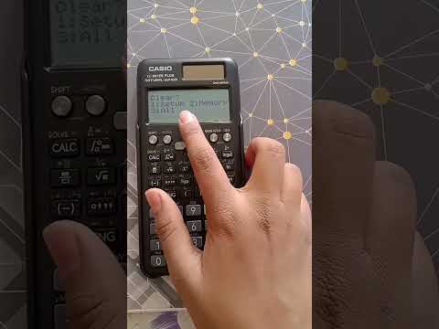 CASIO fx- 991ES PLUS reset