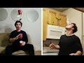 Bored Circus Performer Does Tricks In House