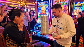 The ENTIRE CASINO SCREAMED During My Luckiest $500/Spin Gamble of My Life!!