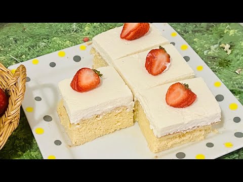 TRES LECHES CAKE RECIPE | 3 MILK CAKE  ( Pastel de TresLeches)